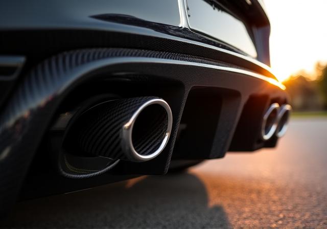 High performance exhaust tip